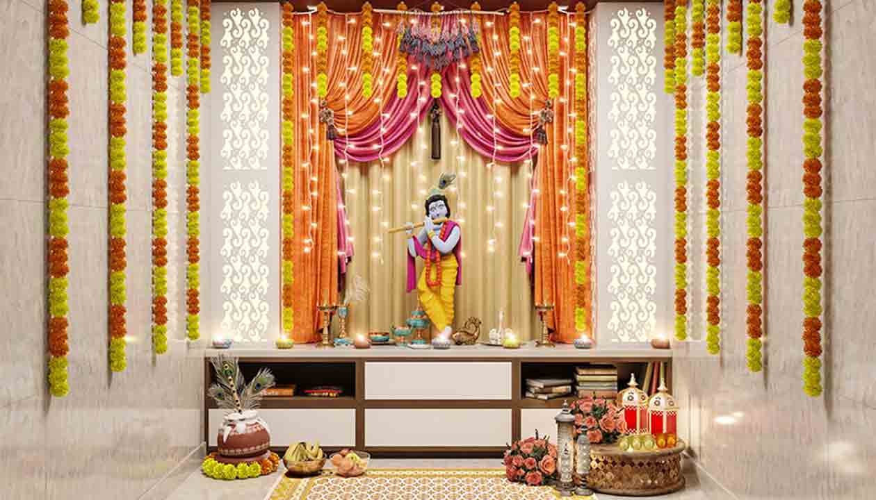 How to decorate Temple for Shree Krishna Janmashtami?