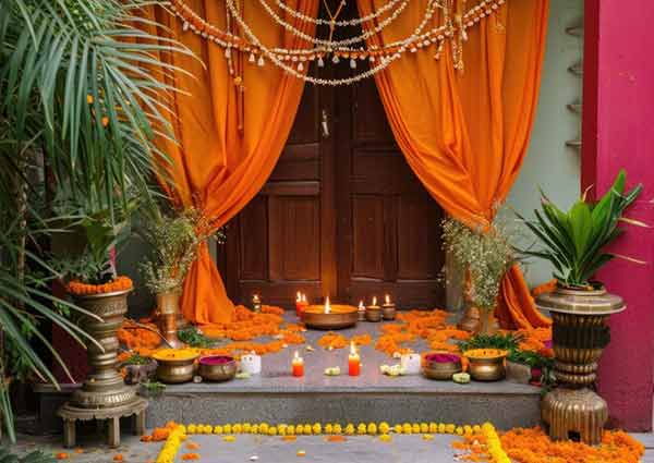 Traditional Decoration and Guidelines for Griha Pravesh Puja